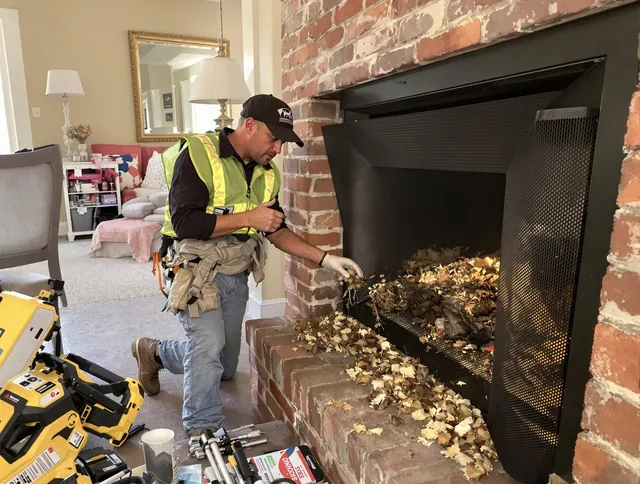 Safe screening installation by Cypress Chimney Sweep in Cypress, CA