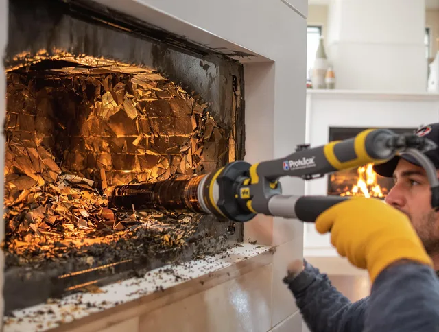 Professional chimney cleaning by Cypress Chimney Sweep in Cypress, CA