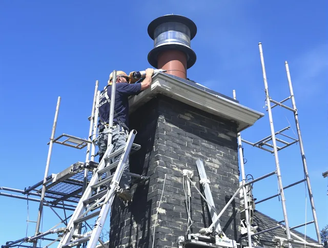 Sturdy chimney crown finished by Cypress Chimney Sweep in Cypress, CA