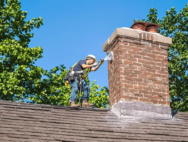 Cypress Chimney Sweep performing an inspection with advanced tools in Cypress, CA