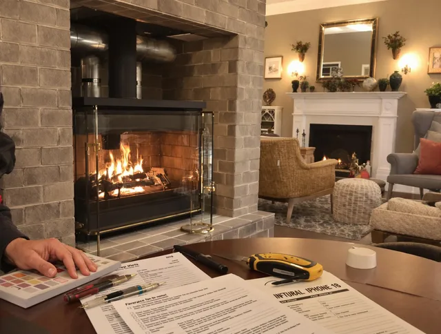 Cypress Chimney Sweep verifying fireplace safety measures in Cypress, CA